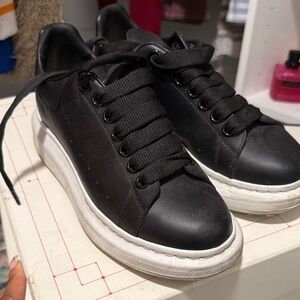 Alexander McQueen Black and White Women's Sneakers